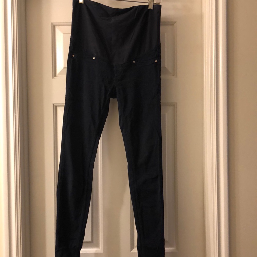 H&M mama over the belly skinny jeans